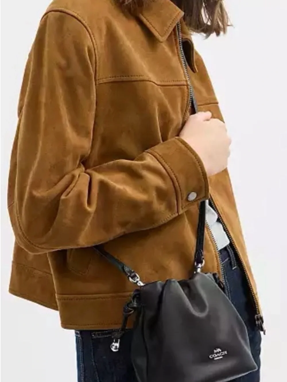 COACH Faye Mini Drawstring Bag - Picture 10 of 11